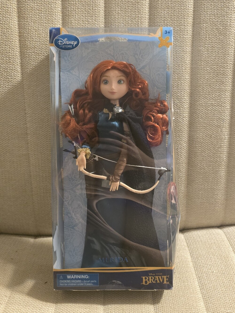 Disney Store Merida Disney Pixar Brave Classic Doll Sealed New 12" With Bow